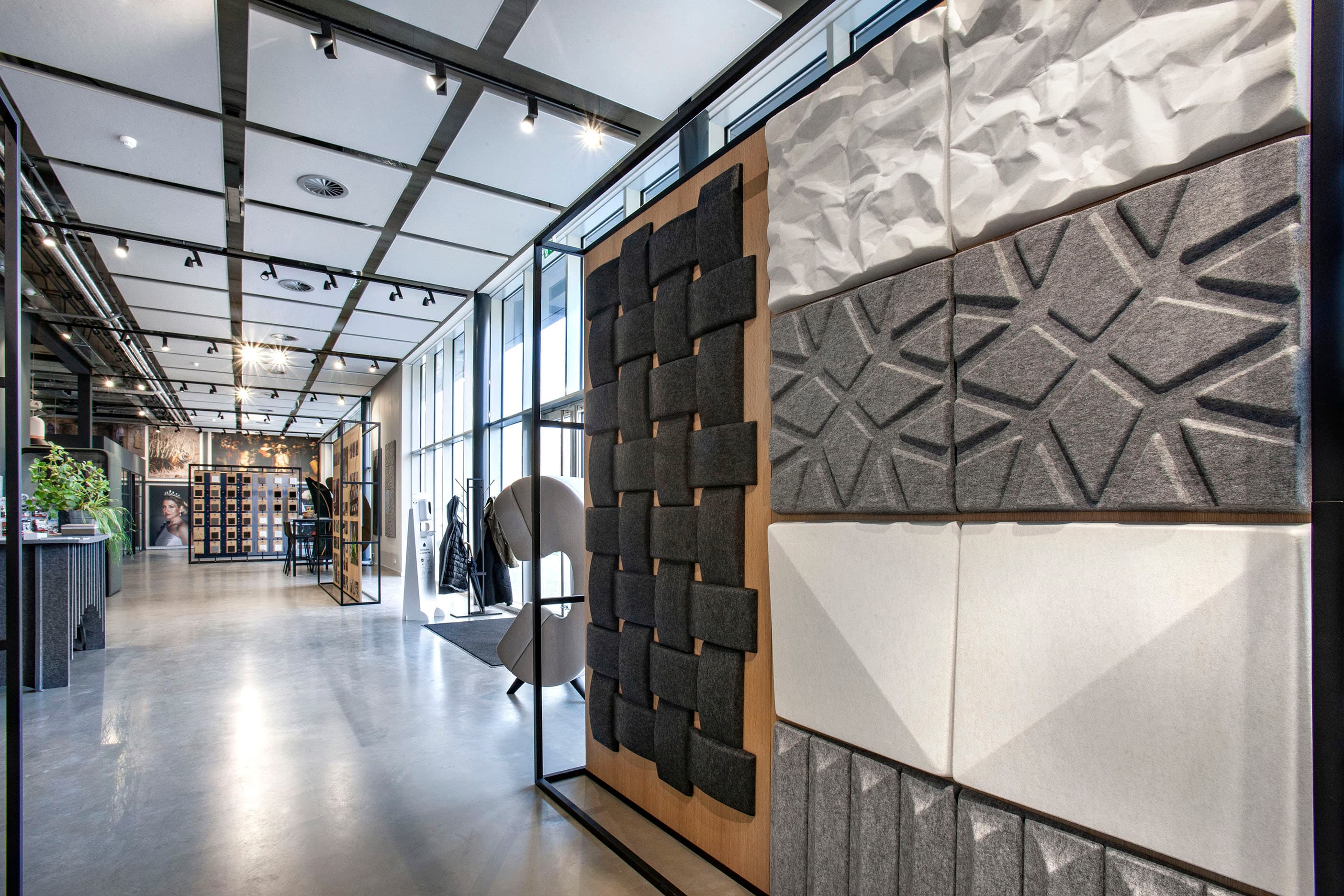 Showroom EASY Noise Control - Offecct wandpanelen