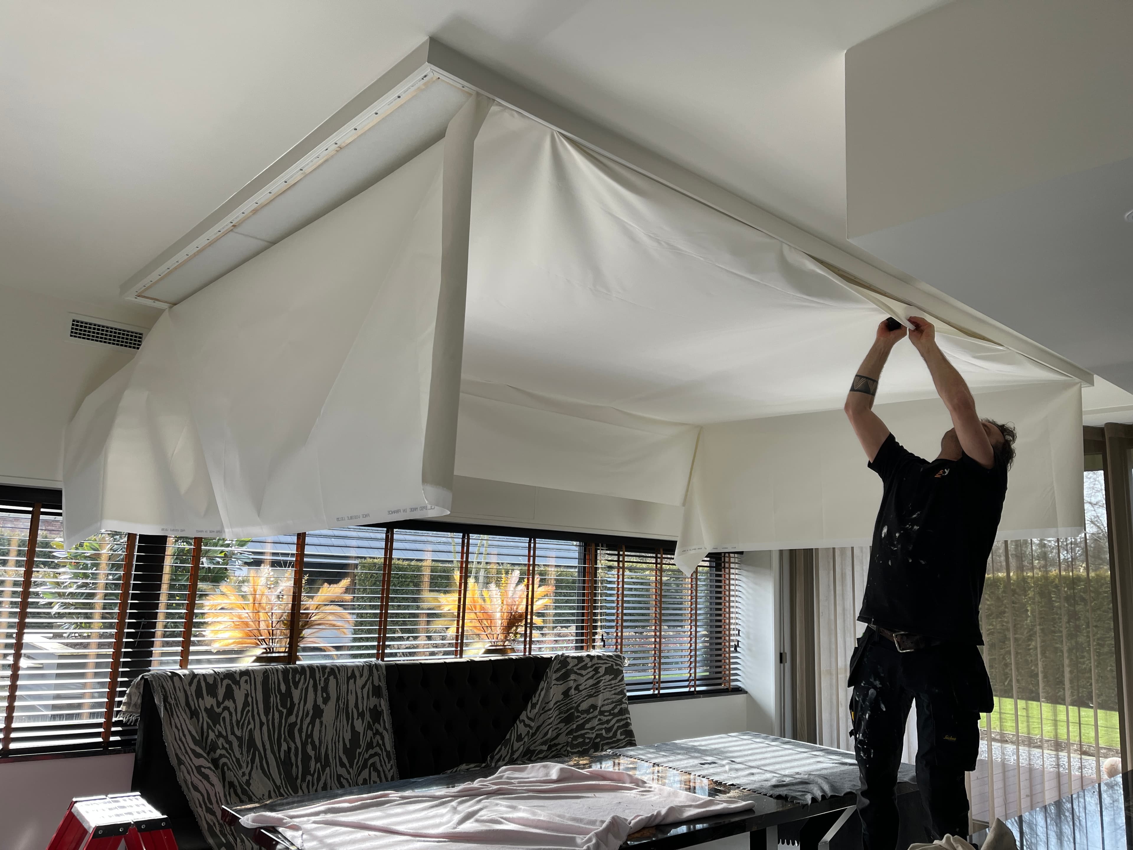 Spanplafond montage