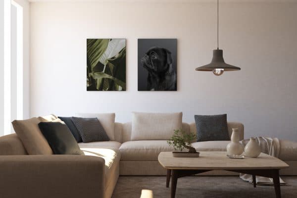 Akoestische schilderijen - EASYphoto - woonkamer