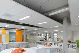 Akoestisch plafondpaneel voor een systeemplafond