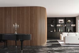 Hout wand - Akupanel - Houten latten wand