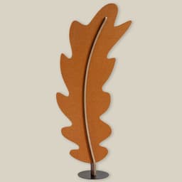 Room divider - PET-vilt EASYfelt leaveme oak