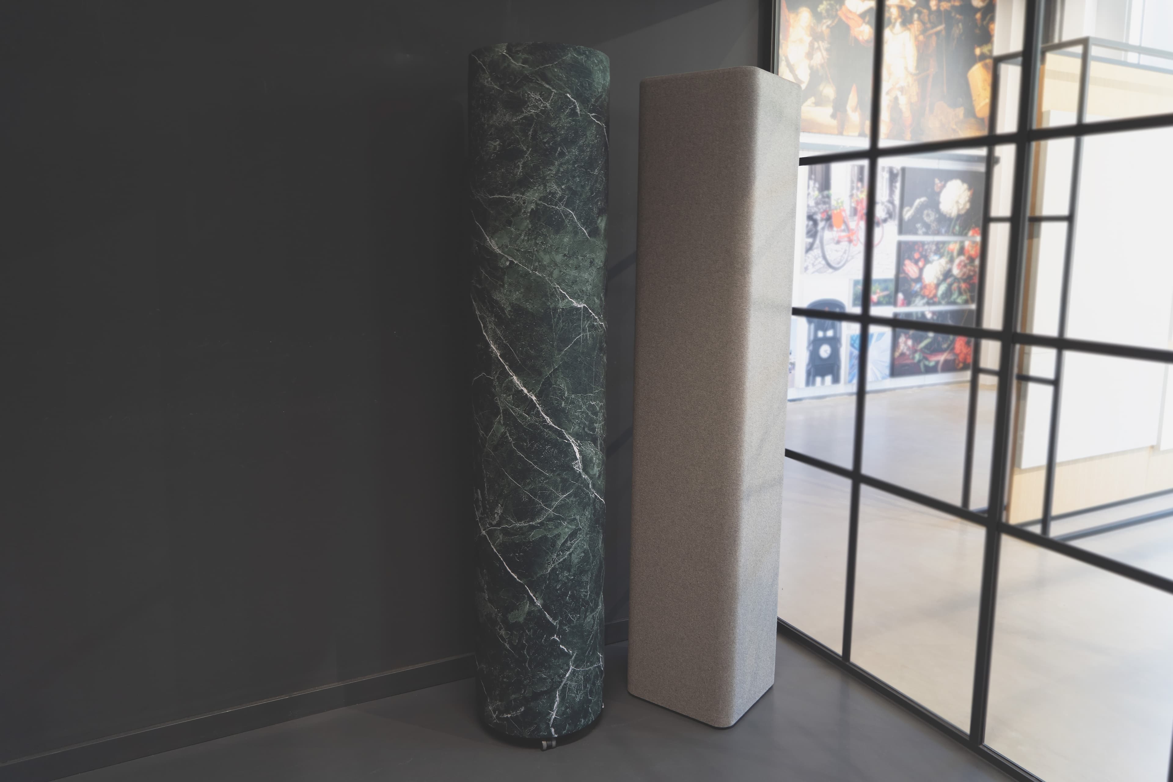 Akoestisch vierkant of rond gestoffeerd zuil - EASYfabric Pillar