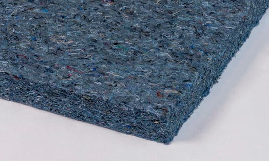 Geluidabsorptie gemaakt uit recycled materiaal.