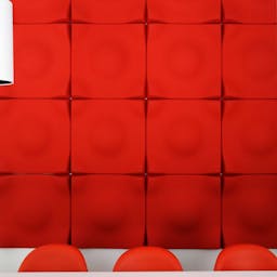 Offecct - Soundwave Swell - rood wandpaneel