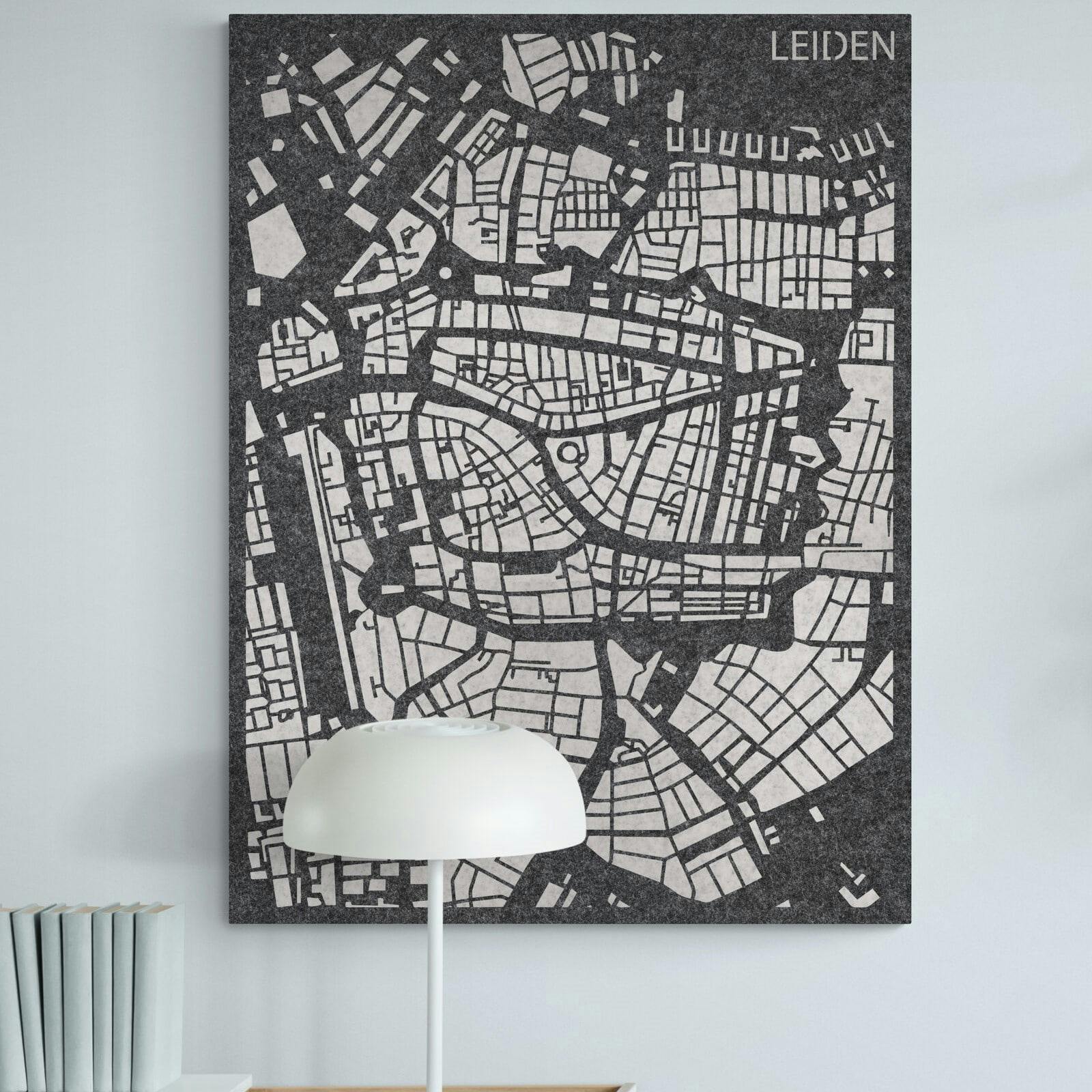 EASYfelt City Map stad Leiden