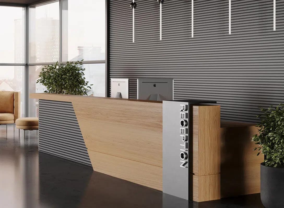 Houten latten wand - Akoestische houten panelen