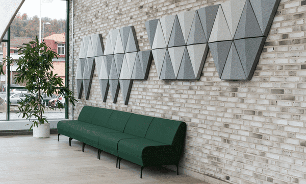 Akoestische wandpanelen driehoek