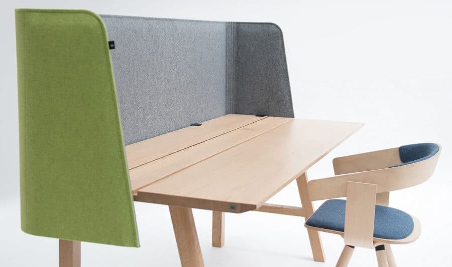 BuzziSpace - BuzziWrap Desk - Akoestisch bureauscherm